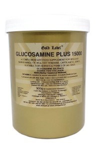 Suplement Glukozamina dla koni Plus 15000  900 g GOLD LABEL