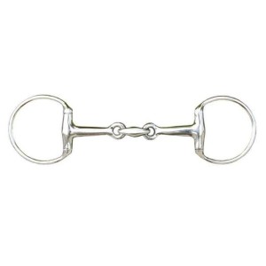 Wędzidło oliwkowe podw.łamane 16mm HKM