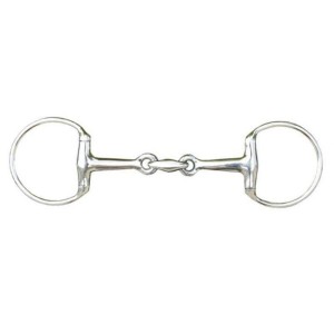 Wędzidło oliwkowe podw.łamane 18mm HKM