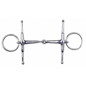Wędzidło z wąsami 16mm stal szlachetna HKM