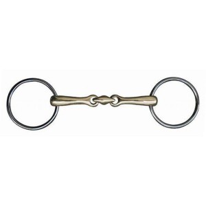 Wędzidło do musztuka podw.łamane 14mm HKM