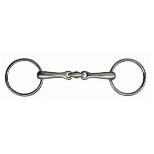 Wędzidło do musztuka, podw.łamane, 14mm, ss HKM