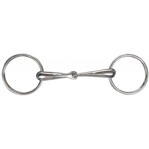 Wędzidło anatomiczne, 18 mm pełne, stal szlachetna HKM