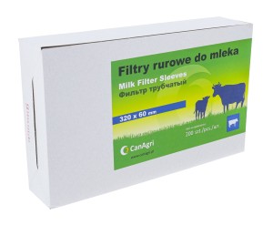 Filtr rurowy do mleka, 320 x 60 mm, 200 szt., Can Agri