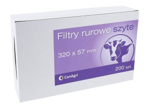 Filtr rurowy do mleka, 320 x 57 mm, 200 szt., Can Agri