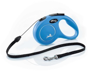 Smycz dla psa Flexi New Classic, linka, niebieska, S, 5m, 12kg