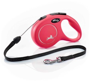 Smycz dla psa Flexi New Classic, linka, czerwona, roz. S, 8 m, 12kg