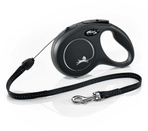 Smycz dla psa Flexi New Classic, linka, czarna, roz. S, 8 m, 12kg