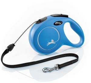 Smycz dla psa Flexi New Classic, linka, niebieska, roz. M, 8m, 20kg