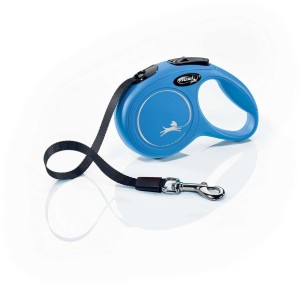 Smycz dla psa Flexi New Classic, taśma, niebieska, XS, 3m, 12kg