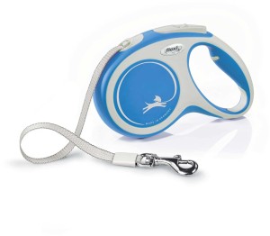 Smycz dla psa Flexi New Comfort, taśma, niebieska, roz. M, 5m, 25kg