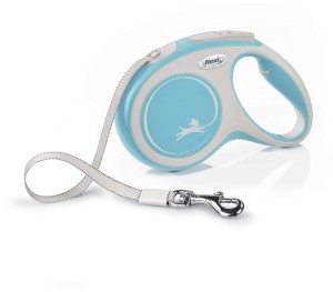 Smycz dla psa Flexi New Comfort, taśma, błękitna, roz. roz. M, 5m, 25kg