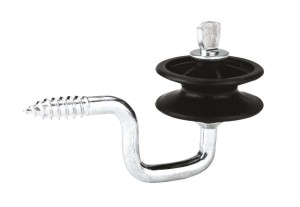 Izolator ogrodzeniowy, narożny do plecionek i linek, Kerbl