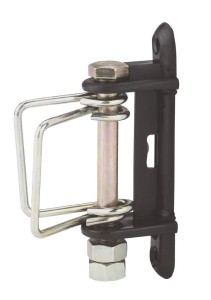 Izolator narożny do taśmy ogrodzeniowej, 20 - 40 mm, z klamrami, Kerbl