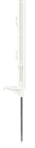 Palik ogrodzeniowy z polipropylenu BASIC, 105 cm, biały, poj. stopka, 60 szt., Kerbl