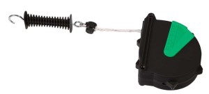 Zestaw bramowy do ogrodzeń elektrycznych Flexigate z linką, 7,5 m x 6 mm, Kerbl