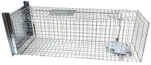 Żywołapka na kuny, tchórze, lisy, koty 82x26x26 cm