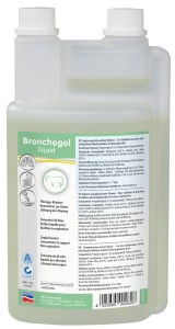 Preparat wspierający układ oddechowy u cieląt, Bronchogol, 1000 ml, Agrochemica