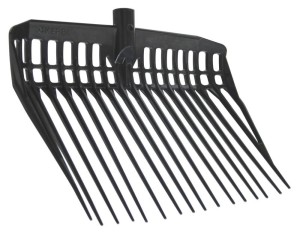 Widły do stajni EcoFork, bez trzonka, różowy, Kerbl