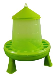 Karmidło dla drobiu, z nóżkami, 4 kg, pistacjowo - zielone