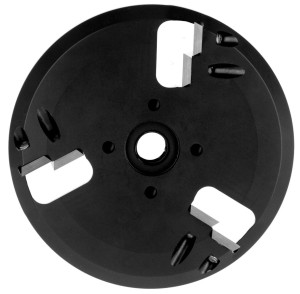 Tarcza do korekcji racic ProTrim, aluminium, śr. 114 mm, 6 ostrzy, czarna, Kerbl