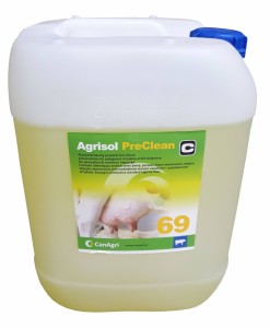 Płyn do mycia wymion Agrisol PreClean 69, 20 kg, Can Agri