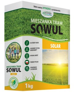 Mieszanka traw Solar, 1 kg, Sowul & Sowul