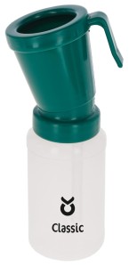 Kubek do dezynfekcji strzyków, powrotny, zielony, 300 ml, Kerbl