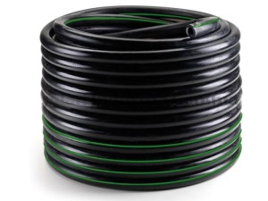 Przewód mleczny gumowy, 14 x 25 mm, 20 m, zielony pasek, Spaggiari