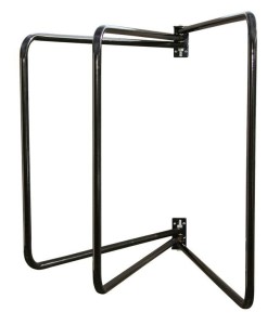 Wieszak na derki i czapraki, 3 ramiona, czarny, Kerbl