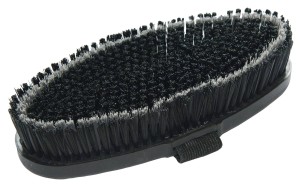 Szczotka dla konia Brush&Co, ze szlufką, czarny, 20 cm, Covalliero