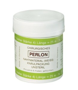 Nici chirurgiczne, 25 m, roz. 4, perlonowe, Kerbl