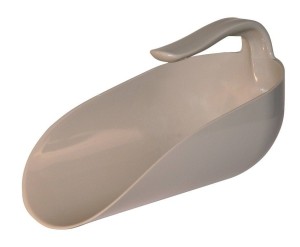 Łopatka do paszy z odwróconym uchwytem, 2000 g, Kerbl