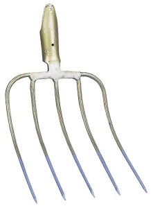 Widły, 5 zębów, 31 x 24 cm, Kerbl