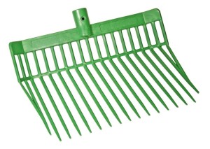 Widły do stajni Premium, bez trzonka, zielony, Kerbl