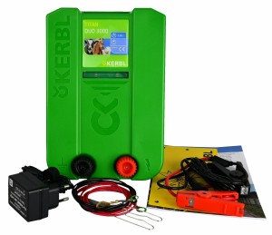 Elektryzator uniwersalny TITAN DUO 3000, dla koni, bydła, owiec i kóz, 3,0 J, Kerbl
