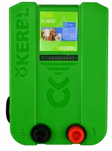 Elektryzator sieciowy TITAN N 6800, na dziki, dla koni, byków, bydła, owiec i kóz, 6,8 J, Kerbl