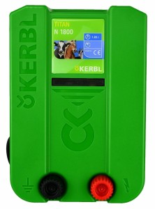 Elektryzator sieciowy TITAN N 1800, dla koni, bydła i małych zwierząt, 1,8 J, Kerbl