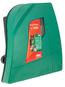 Elektryzator uniwersalny AKO DUO Power X1000, dla koni, bydła, owiec i kóz, 1.6 J
