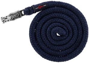 Uwiąz dla konia Doria, bezpieczny karabińczyk, granatowy, Covalliero