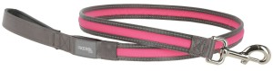 Smycz podświetlana dla psa Light & Reflex, 120 cm x 25 mm, różowa, Kerbl