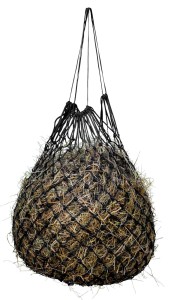 Siatka na siano Nova, bez pierścieni, czarny, oczko 5 cm, Covalliero