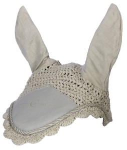 Nauszniki dla konia Duavita, beżowy, roz. Pony, Covalliero