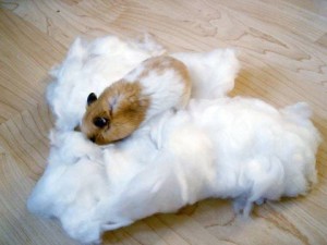 Bawełna dla chomika, 30 g, biała, Kerbl