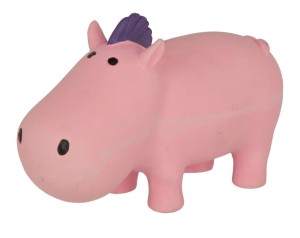 Zabawka lateksowa dla psa Pig, z piszczałką, 13 x 5 x 8 cm, Kerbl