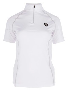 Koszulka jeździecka konkursowa Valentina, damska, biały, roz. XS, Covalliero