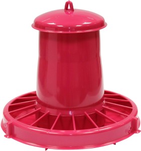 Karmidło automatyczne dla drobiu, różowe, 10,5 l, 7 kg, Novital