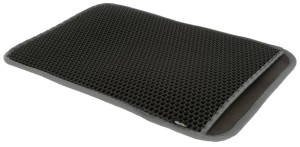 Podkładka pod kuwetę z kieszonką na żwirek, czarna, 58,5 cm x 41 cm, Kerbl