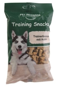 Przysmak dla psa Pet Rewards Trainer Bones, kostki z kurczakiem, 200g, Kerbl