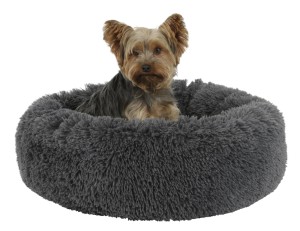 Legowisko dla psa Fluffy, ciemnoszare, 18 cm Ř 60 cm, Kerbl